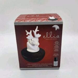 Ellia Essential Oil Homedics Diffuser Deer Winter Christmas Theme With Oil NEW